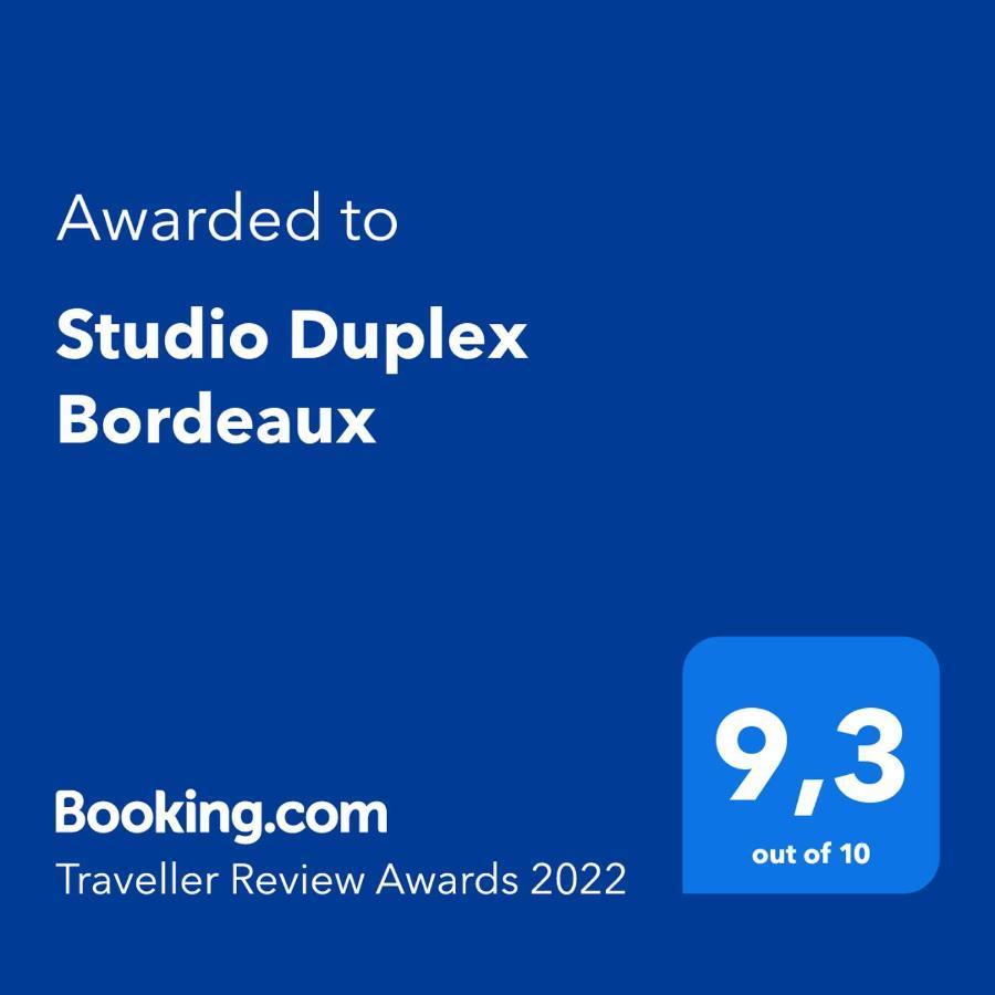 Studio En Duplex-Aircon-Terrasse-Parking-Calme Bordeaux Dış mekan fotoğraf