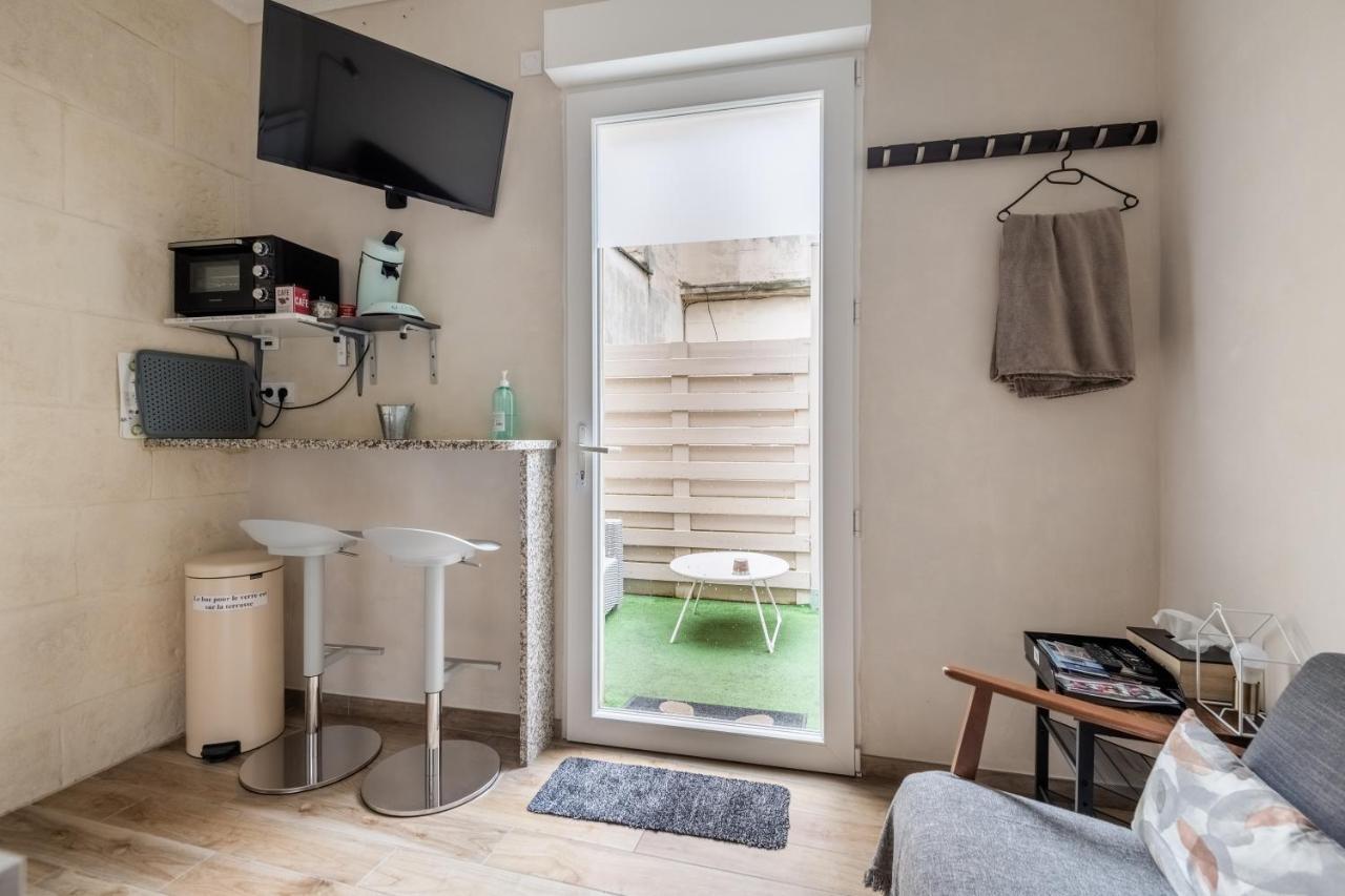 Studio En Duplex-Aircon-Terrasse-Parking-Calme Bordeaux Dış mekan fotoğraf