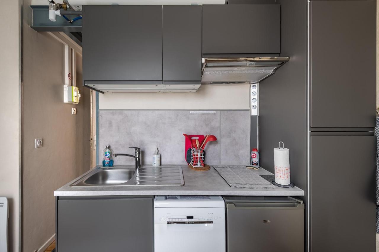 Studio En Duplex-Aircon-Terrasse-Parking-Calme Bordeaux Dış mekan fotoğraf
